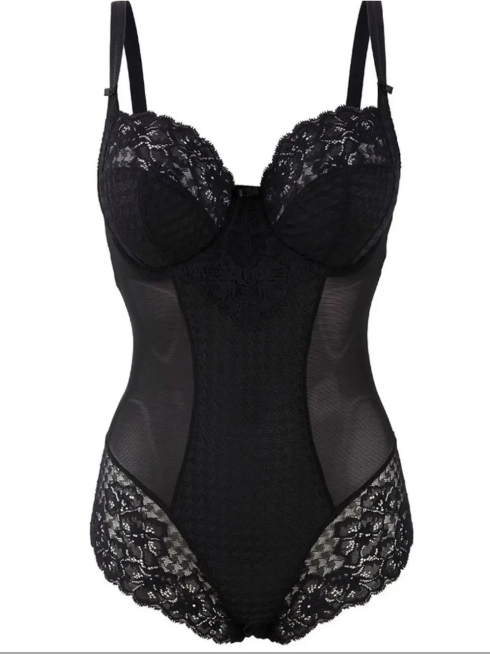 Panache Envy Lace Corset seam Bra Body suit 38G